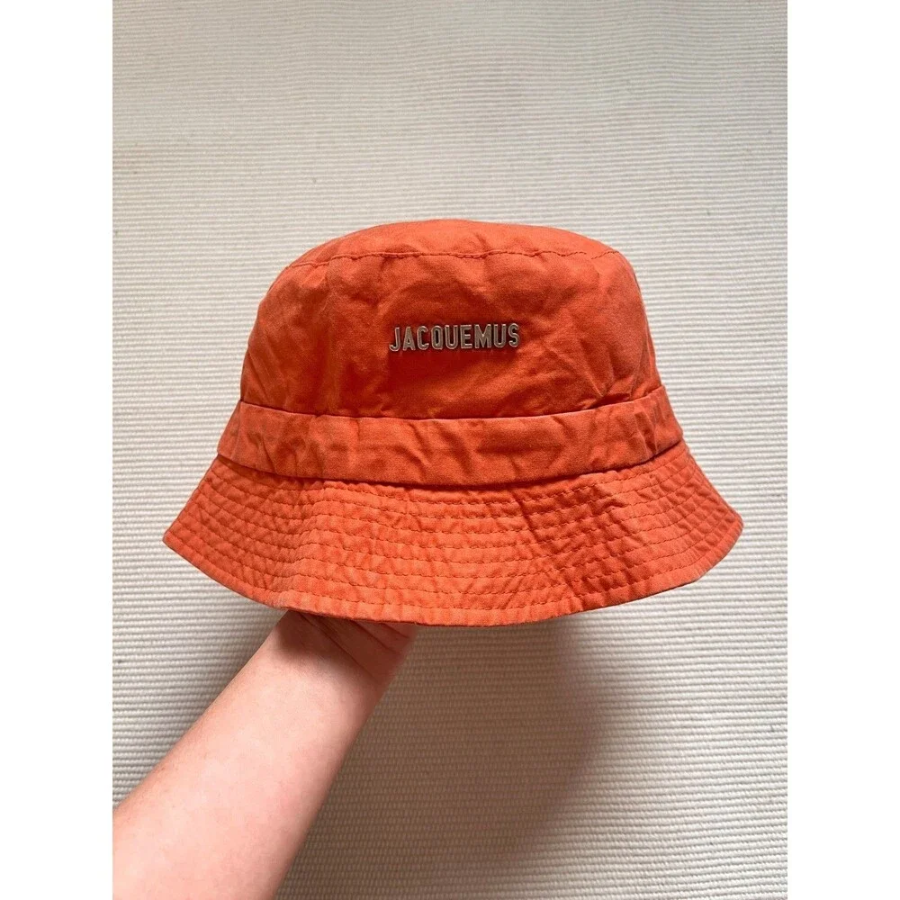 JACQUEMUS Le Bob Gadjo Bucket Hat in Orange